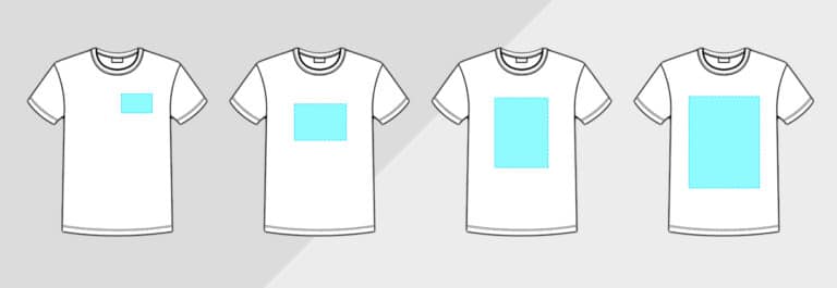 T-shirt Design Placement Guide | Logo Size for Shirts | GoldenMFG